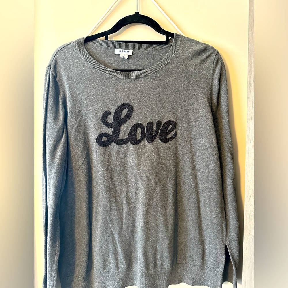 Gray Old Navy X-Large sweater